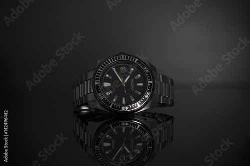 Black Diver Watch