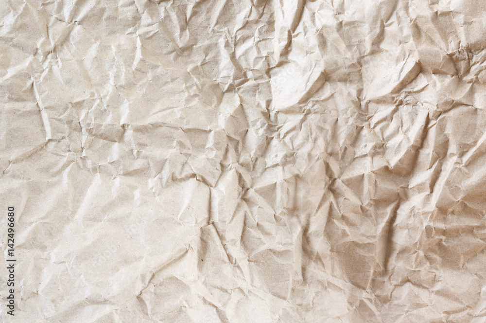 An abstract texture of rumpled packaging paper. An abstract texture of rumpled packaging paper.
