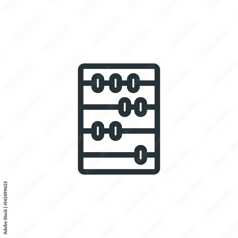 Abacus vector icon Abacus vector icon