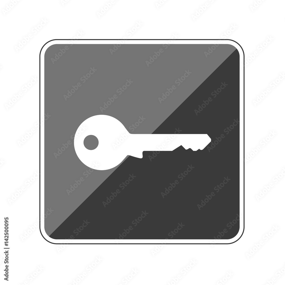 App Button schwarz reflektierend Schlüssel Haustür App Button schwarz reflektierend Schlüssel Haustür