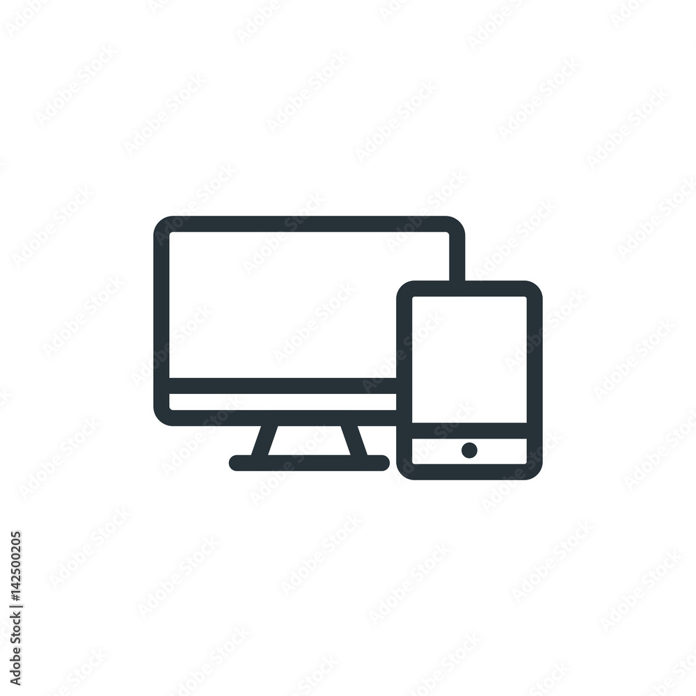 Responsive web vector icon Responsive web vector icon