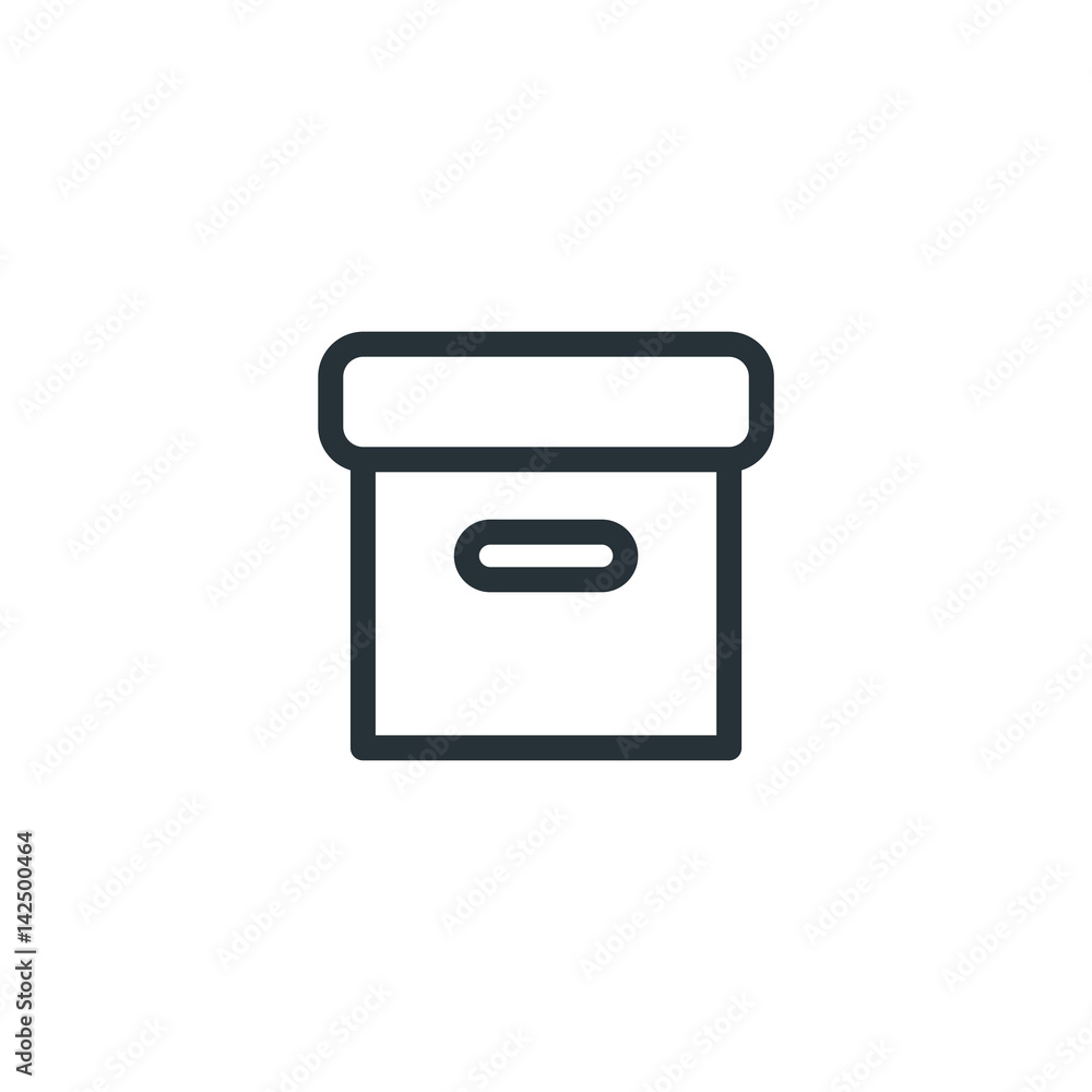 Box vector icon Box vector icon