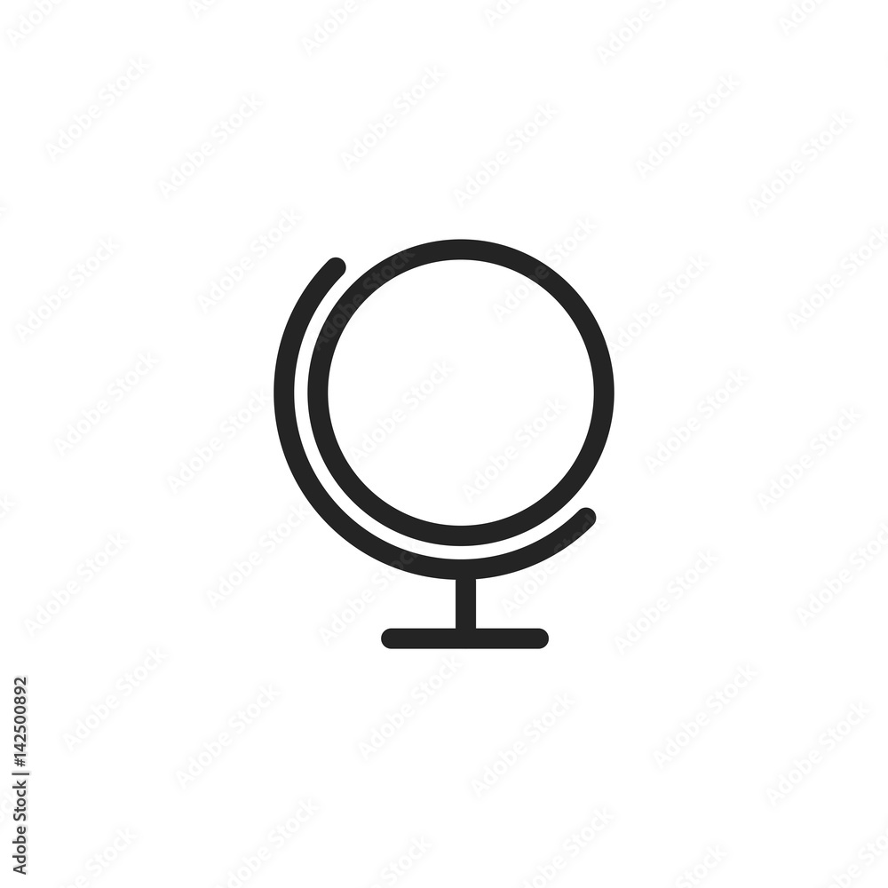 Globe vector icon Globe vector icon