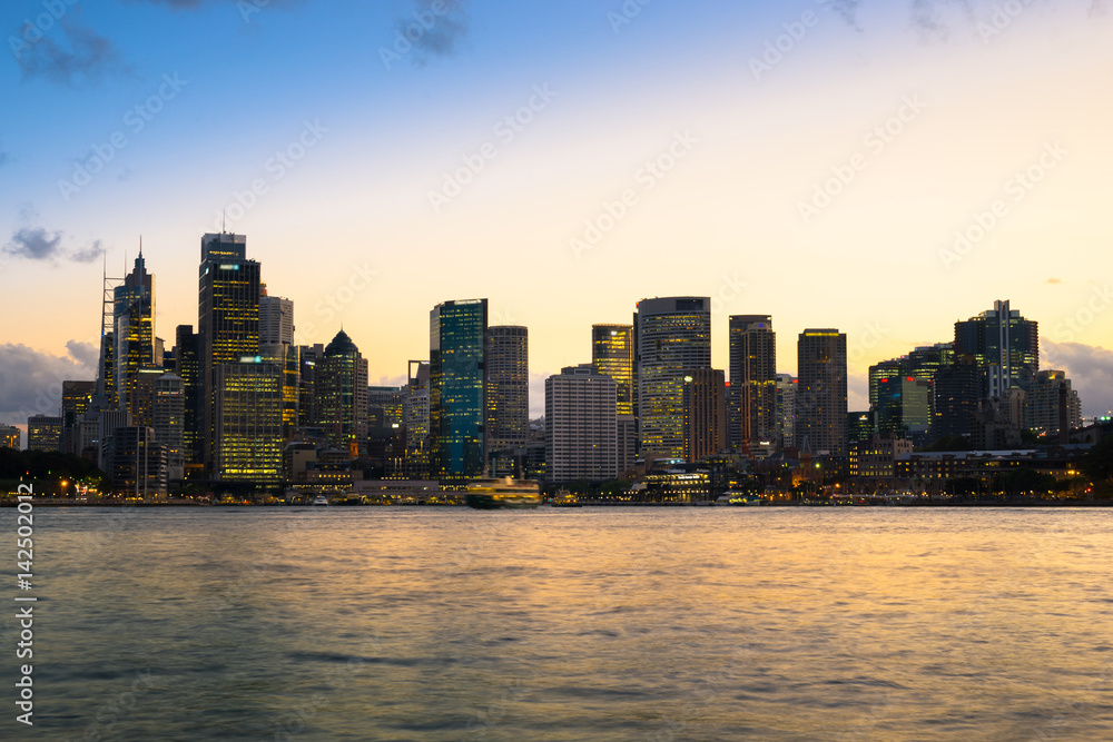 Fototapeta premium Sydney Harbor and cityscape