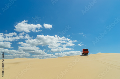 Sand dunes at Port Stephens photo