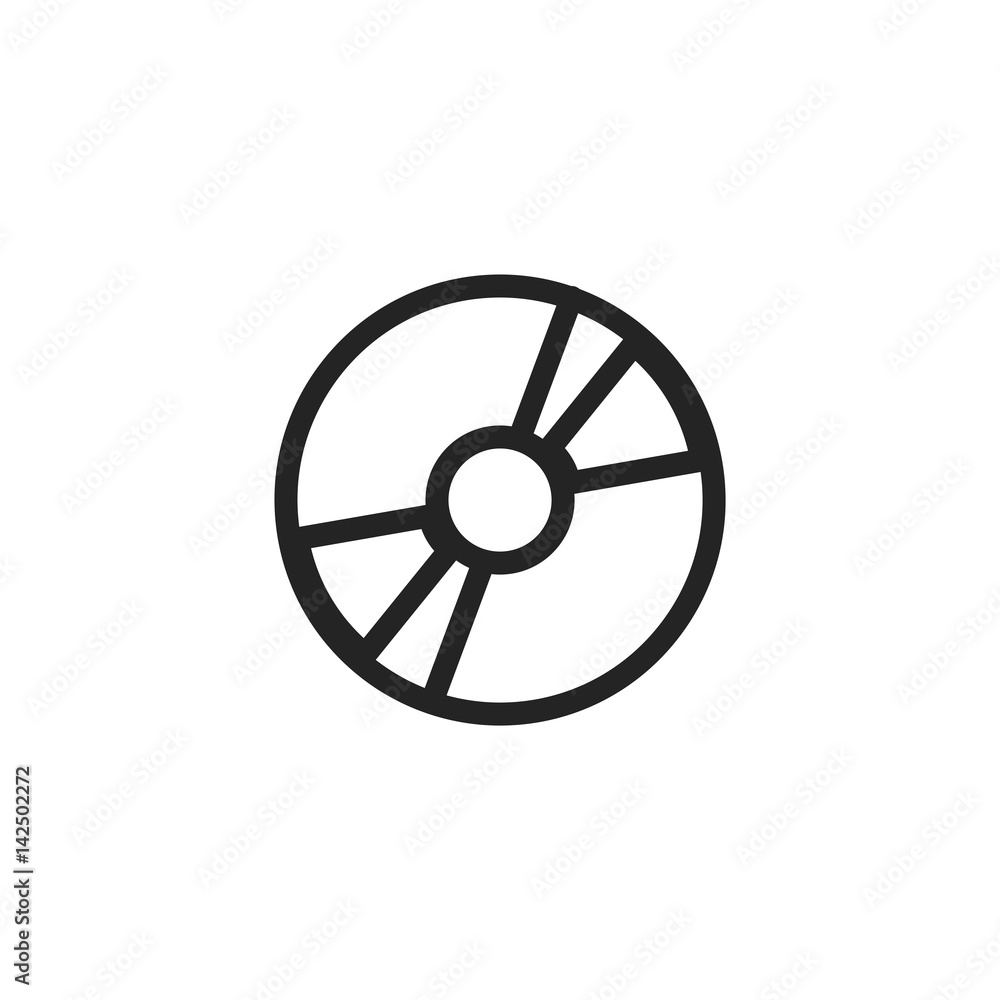 CD vector icon, disc symbol. Modern, simple flat vector illustration for web site or mobile app CD vector icon, disc symbol. Modern, simple flat vector illustration for web site or mobile app