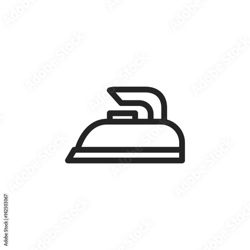 Iron vector icon, clothing symbol. Modern, simple flat vector illustration for web site or mobile app