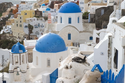 Oia village detail, Santorini