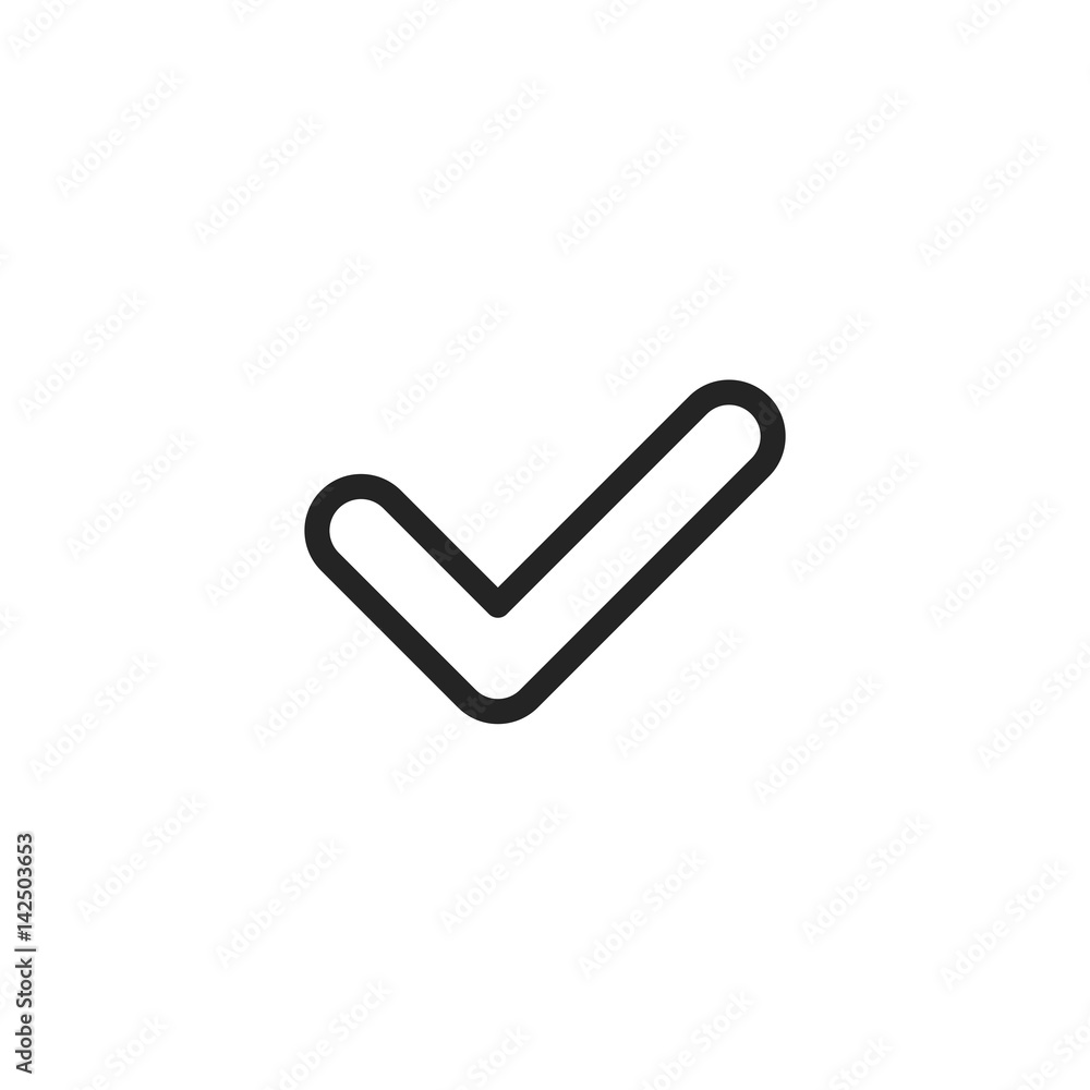 Check vector icon. approve symbol. Modern, simple flat vector illustration for web site or mobile app Check vector icon. approve symbol. Modern, simple flat vector illustration for web site or mobile app