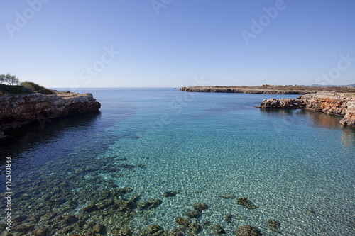 Beach of Cala Morlanda. Majorca. Mallorca photo