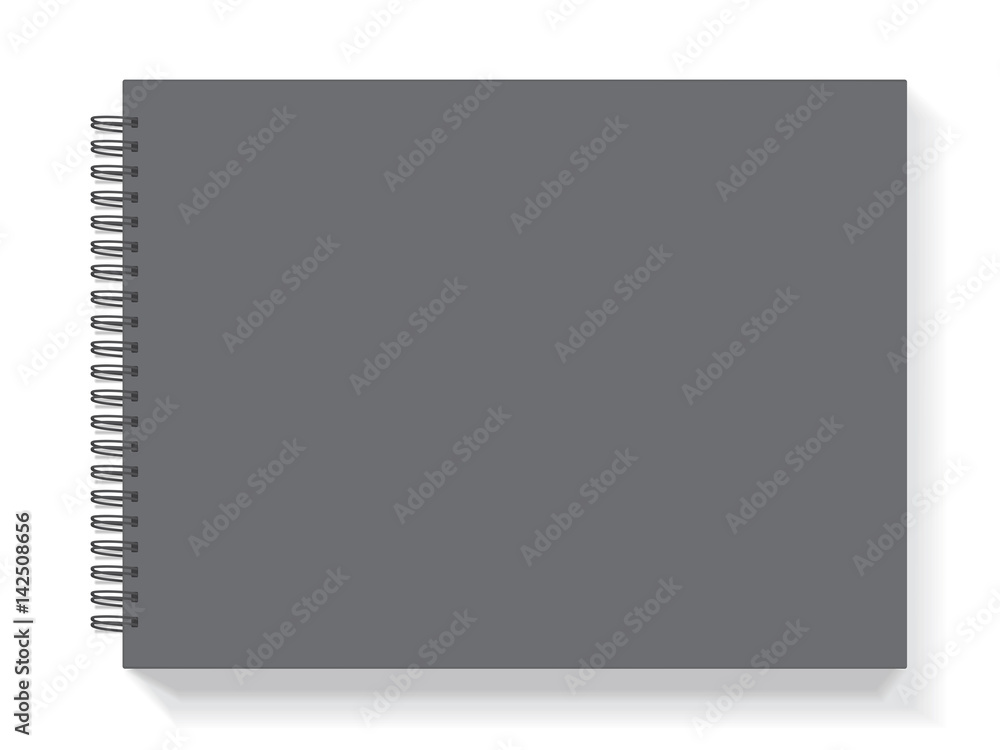 Notebook for your design and logo. Mock up Notebook for your design and logo. Mock up
