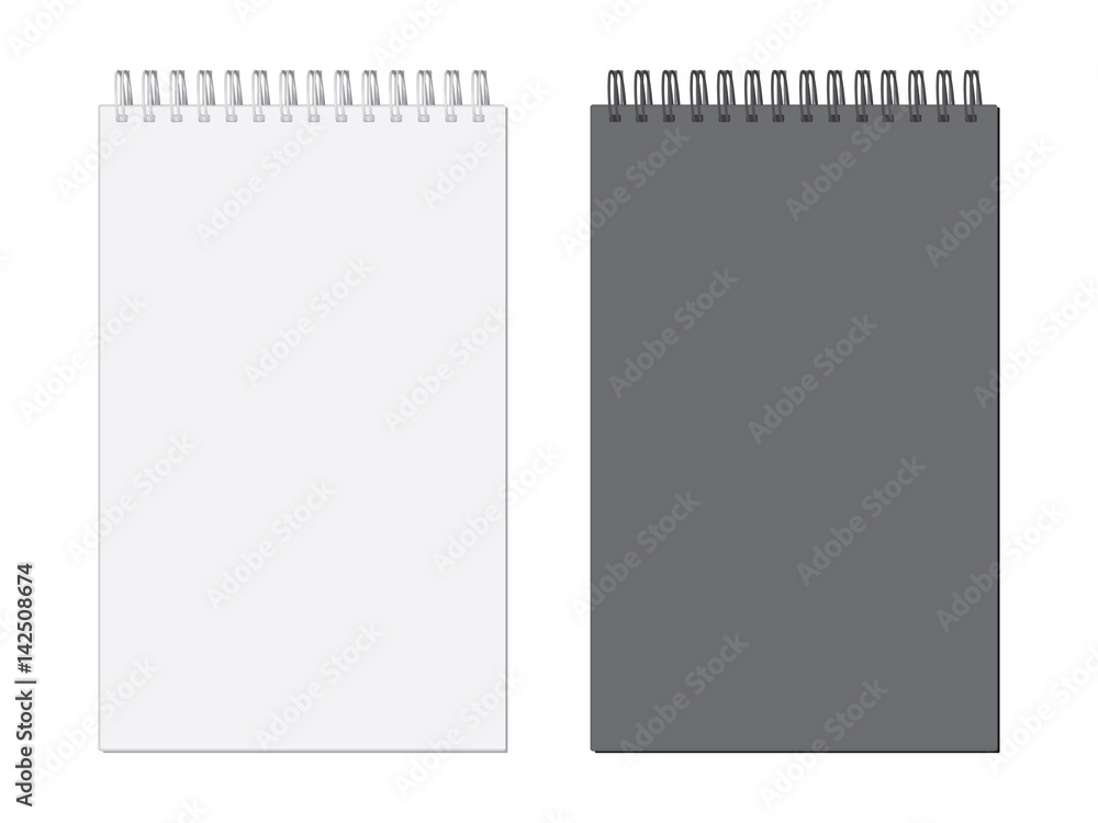 Notebook for your design and logo. Mock up Notebook for your design and logo. Mock up