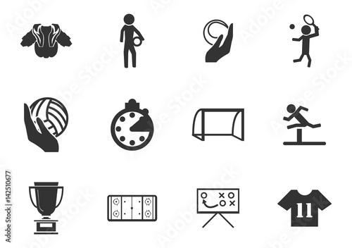 Sport icons set