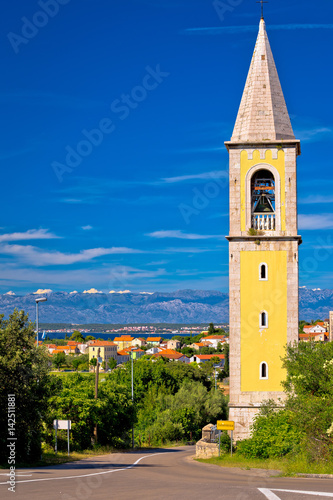 Sutomscica village and Zadar channel view