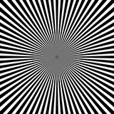 Black white radial rays. Monochrome sunburst vector background.