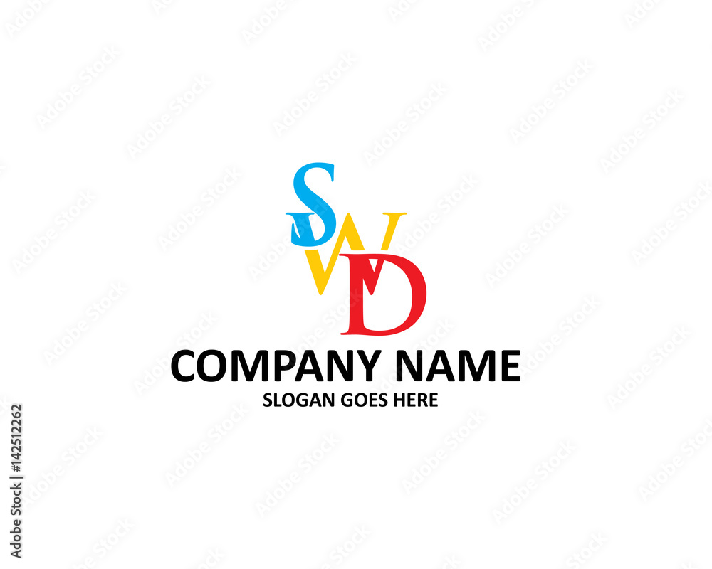 SWD Letter Logo SWD Letter Logo