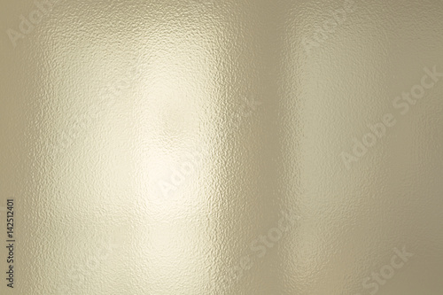 Glossy enamel painted textured surface with uneven blured reflection of window