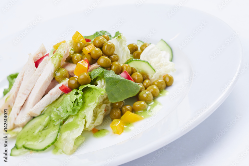 salad with chicken salad with chicken
