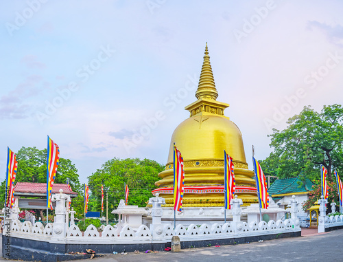 The Stupa of Dambulla Golden Temple photo