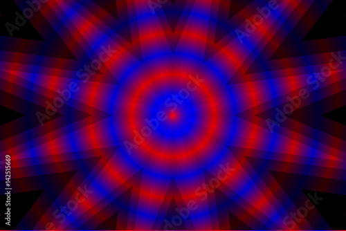 star - abstract geometric background