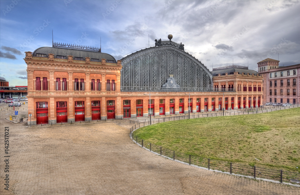 Obraz premium Atocha Railway Station Madrid, Spain