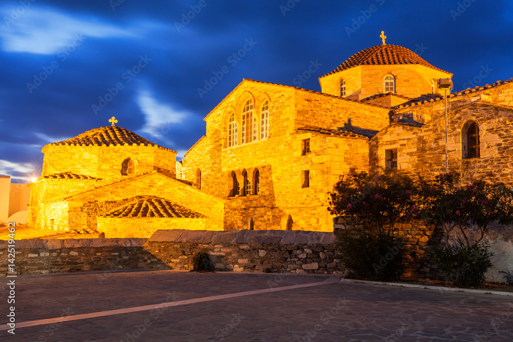 Fototapeta premium Panagia Ekatontapyliani Church, Paros