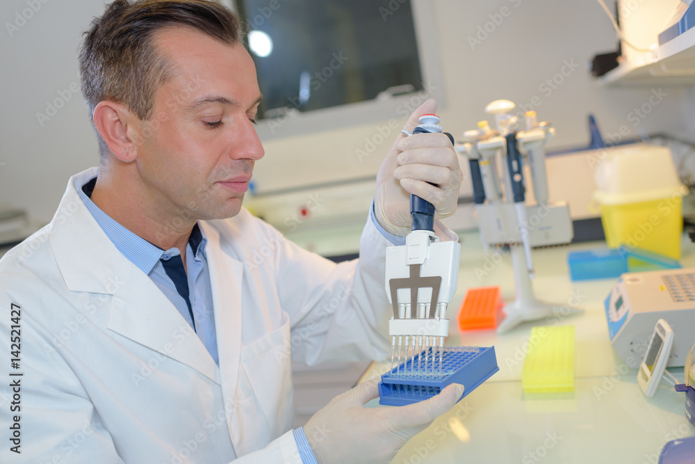 man in the laboratory man in the laboratory