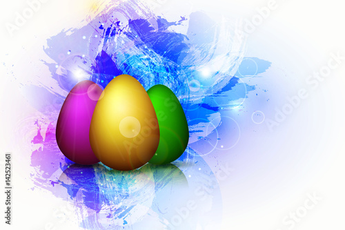 Easter greeting card Easter egg abstraction