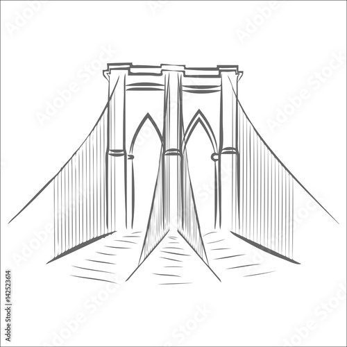 icon of brooklyn bridge.