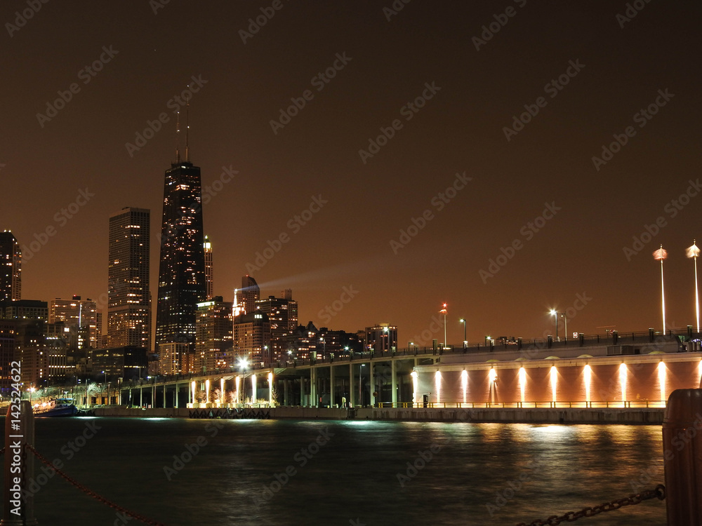 Naklejka premium Chicago Lights