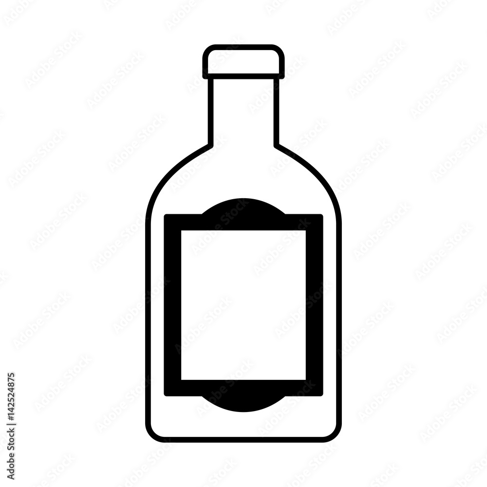 mexican tequila bottle isolated icon vector illustration design mexican tequila bottle isolated icon vector illustration design
