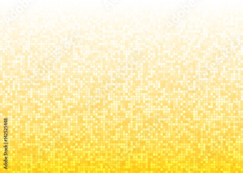 Abstract bright mosaic gradient yellow background