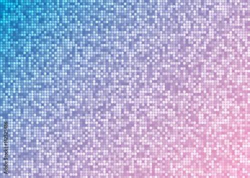 Abstract bright mosaic gradient pink blue background