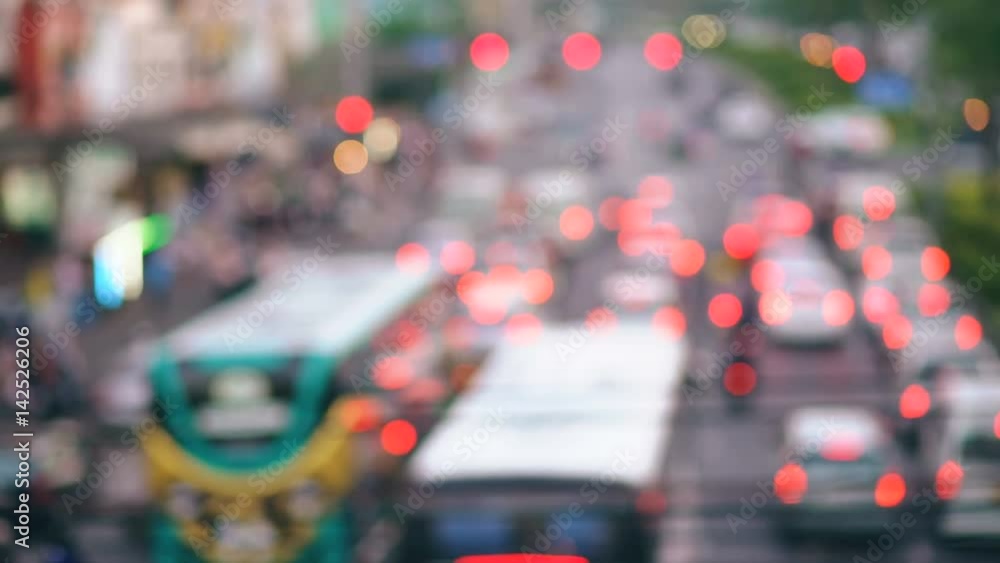 Colorful traffic lights bokeh circles on night city street. Abstract background Colorful traffic lights bokeh circles on night city street. Abstract background