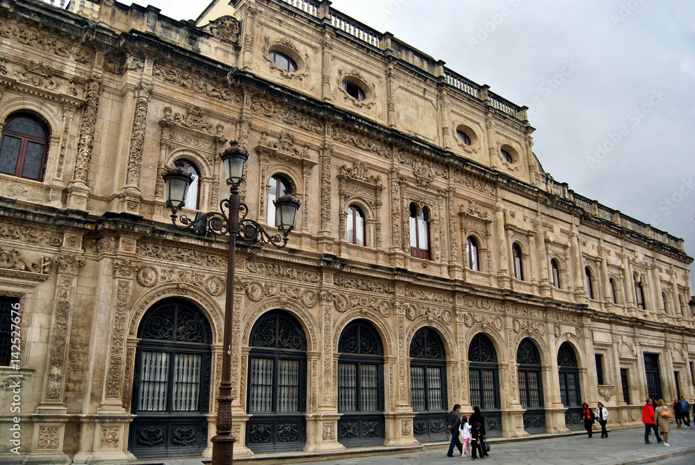Fachada posterior Ayuntamiento de Sevilla