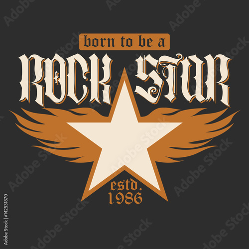 rock star lettering