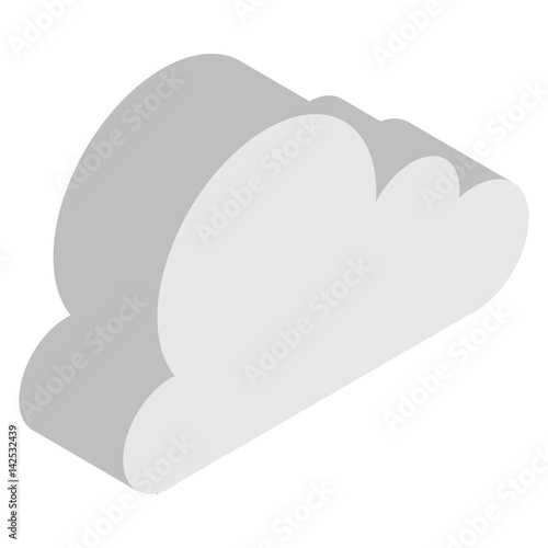 Isolated isometric cloud