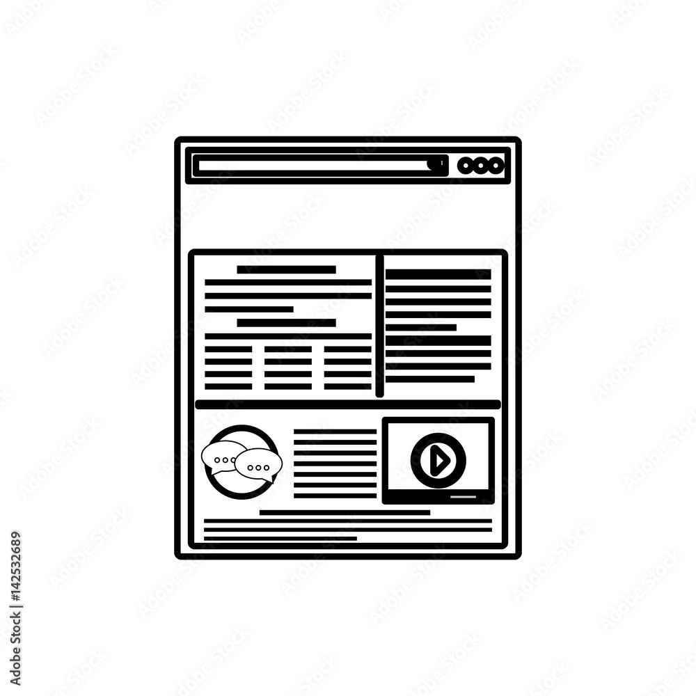 Website internet page icon vector illustration graphic design Website internet page icon vector illustration graphic design