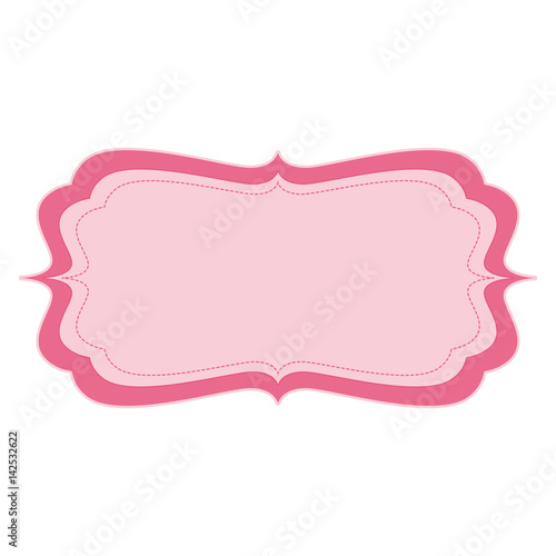 Isolated colored label