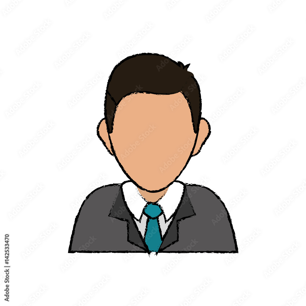 Businessman executive profile icon vector illustration graphic design Businessman executive profile icon vector illustration graphic design
