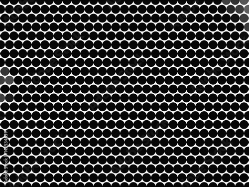 Wallpaper Mural Black round dot on gray abstract background illustration Torontodigital.ca