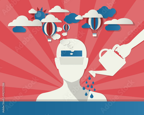 abstract idea background. business infographic can be used for your work, book cover, template, banner, vector/illustration.