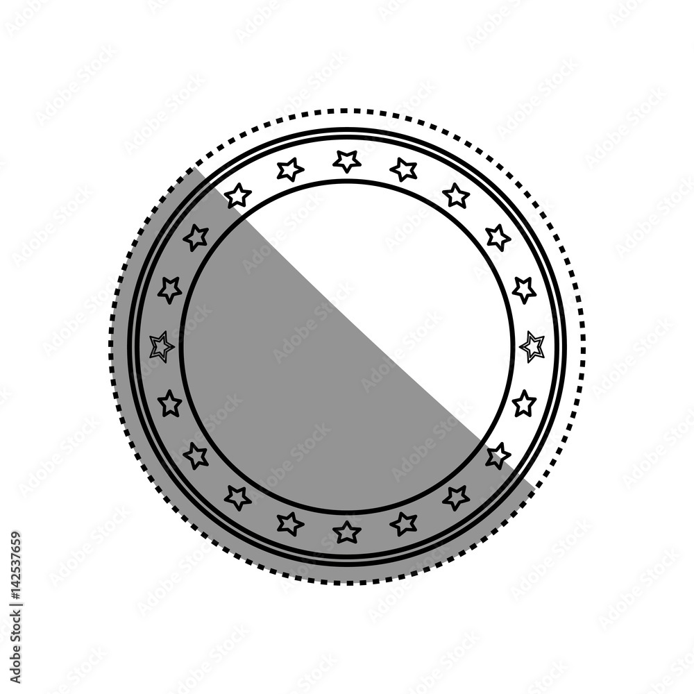 Empty stamp label icon vector illustration graphic design Empty stamp label icon vector illustration graphic design