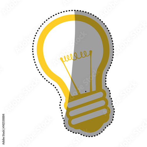 Bulb electric energy icon vector illustration graphic design