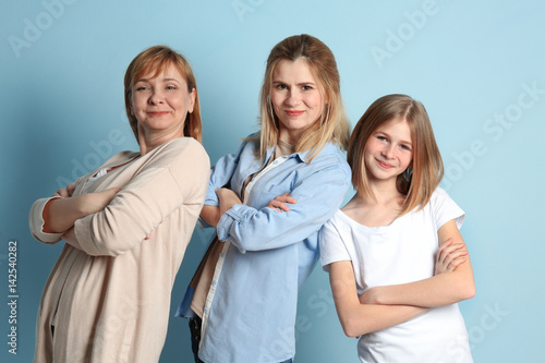 Happy young woman with her ...