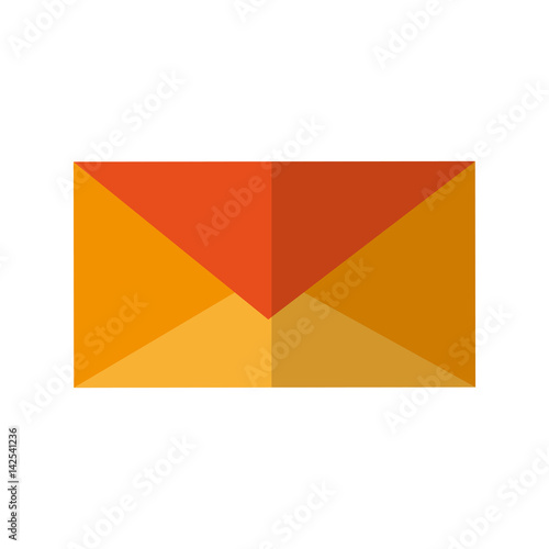 Free Download envelope icon over white background. colorful design. vector illustration - GFXLoad