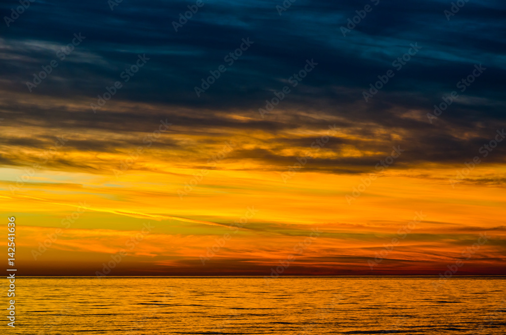 Fototapeta premium Colorful sunset
