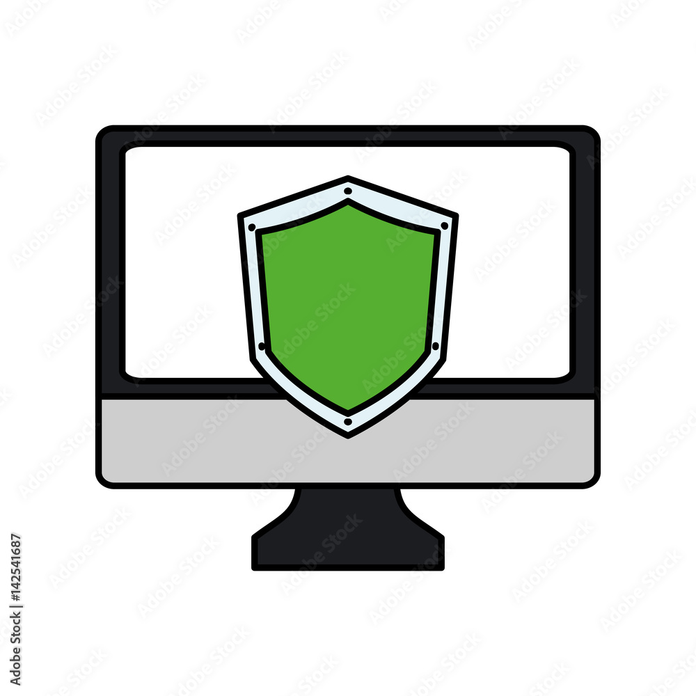computer antivirus icon image vector illustration design computer antivirus icon image vector illustration design
