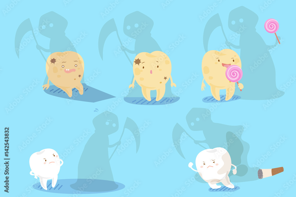 Obraz premium tooth with decay problem