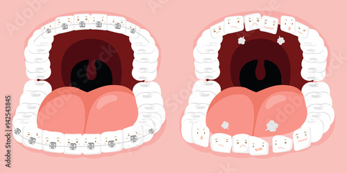 cute cartoon tooth